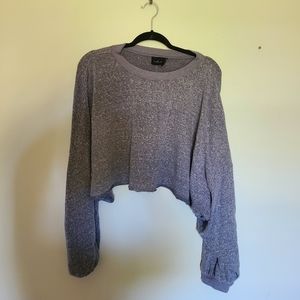 Urban Outfitters Cropped Batwing Long Sleeve size Medium